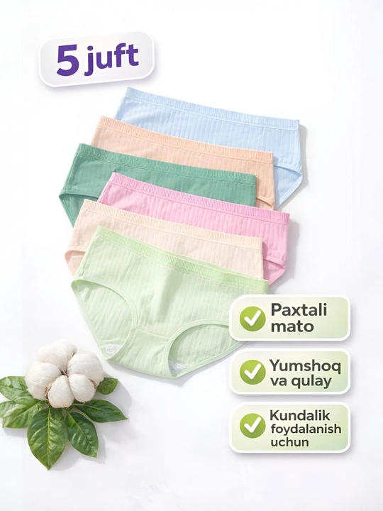 Ayollar ichki kiyimi, to‘plam, ayollar ichki kiyimi, paxta, ayollar ichki kiyimi to‘plami
