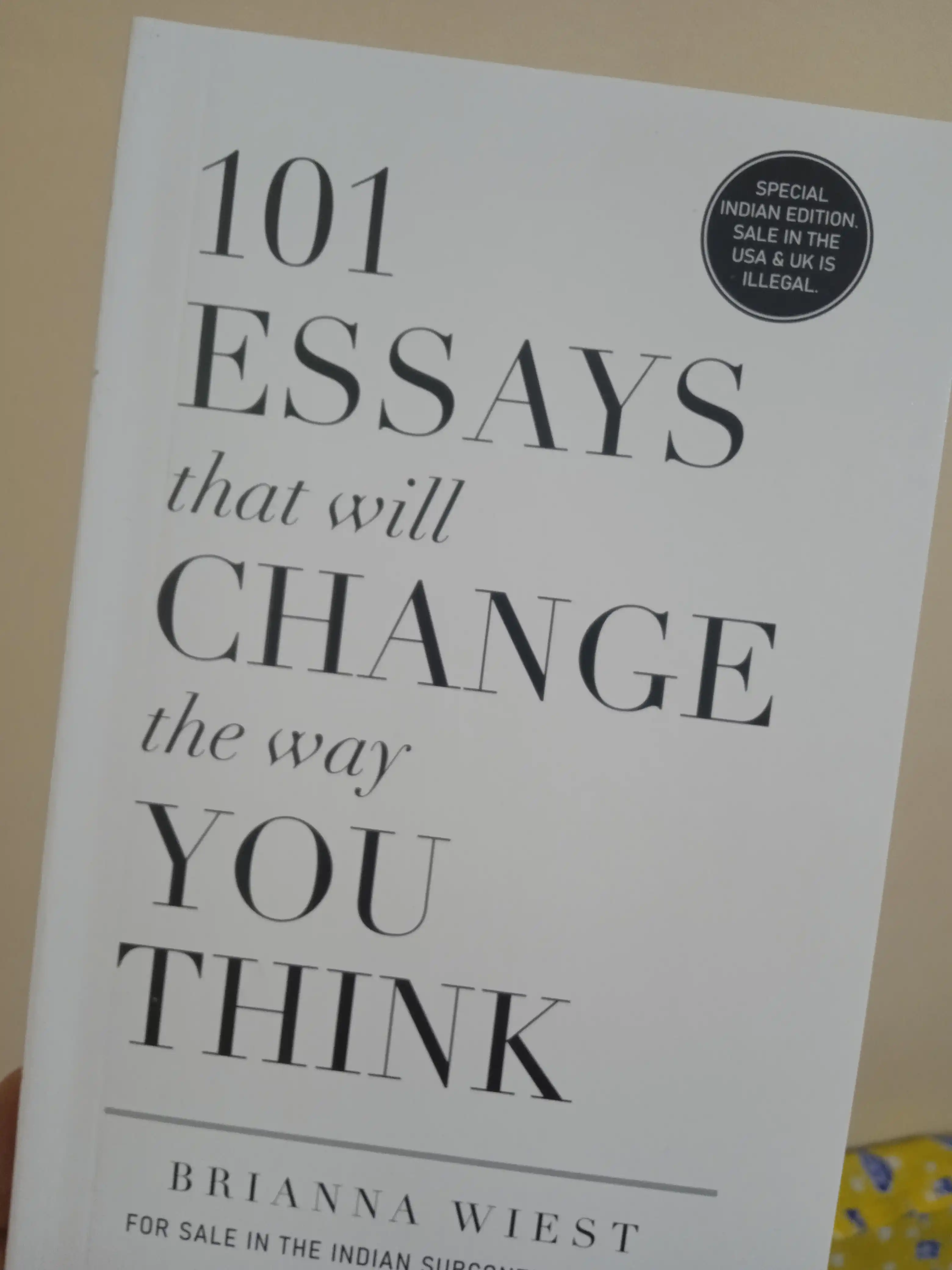 101 Essays That Will Change The Way You Think, Briana Wiest