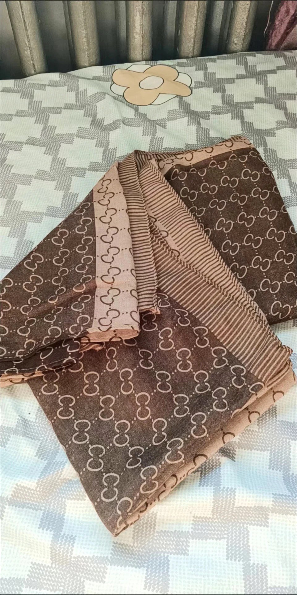 Ayollar ro‘molchasi, sharflar, hijob, ipak, 180x75 sm