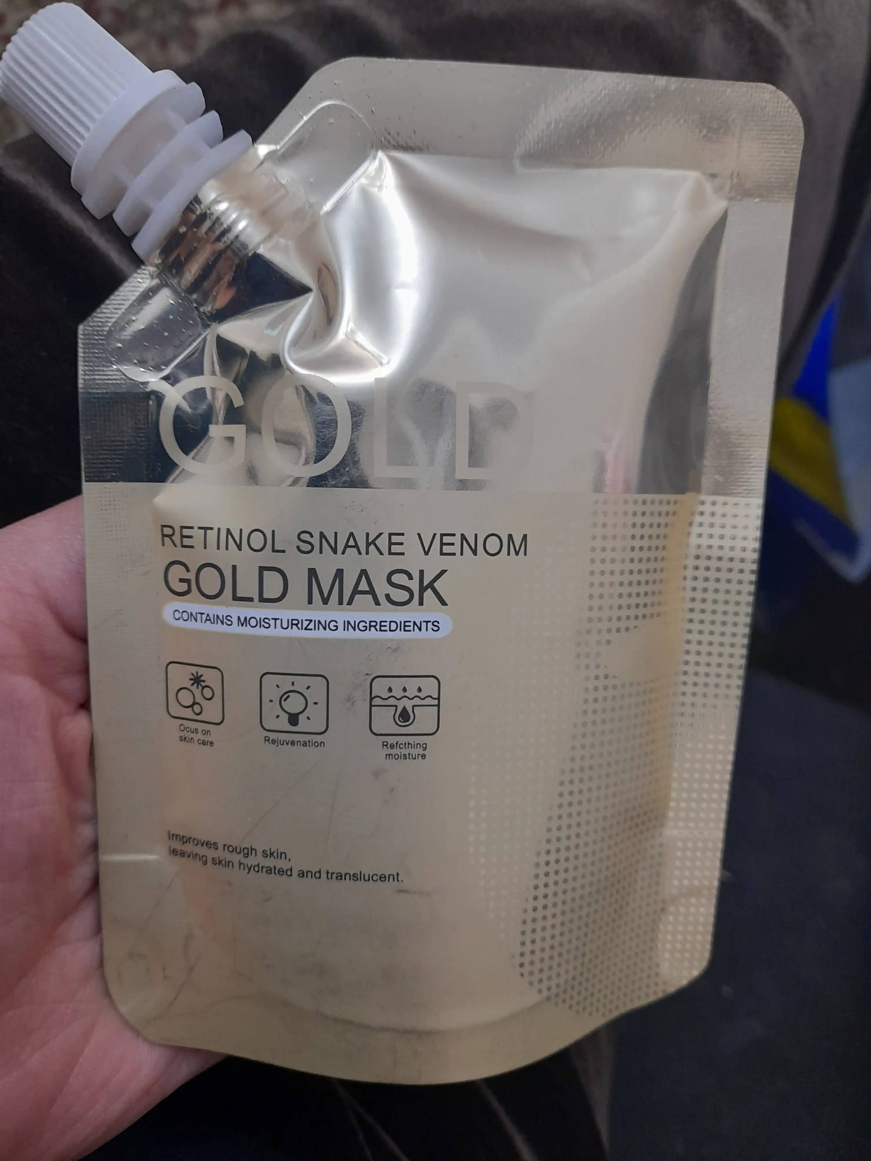 Жидкая маска для лица Gold Maska для увлажнения, омоложения и ухода за кожей лица, 100гр
