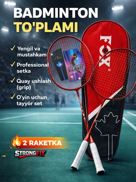 Badminton uchun raketkalar - 