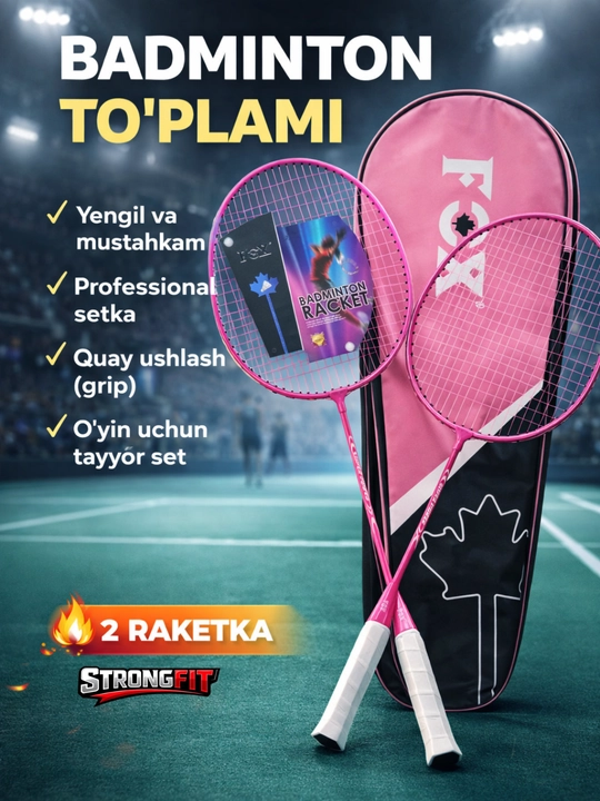 Badminton uchun raketkalar - 