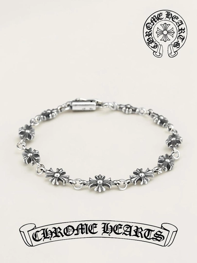 Chrome Hearts унисекс браслет подарок y2k стильный для мужчин женщин y 2 k винтажные руки — Y2KUZ-444BRASLETXROM4-СЕРЕБРН-standar-BEZUPAK