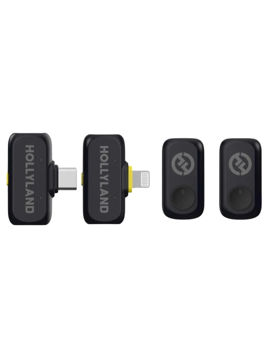 Hoollyland Larkk A1 Simsiz Mikrofon To‘plami – Lightning va Type-C