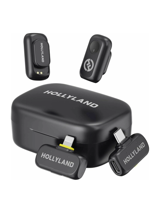 Hoollyland Larkk A1 Simsiz Mikrofon To‘plami – Lightning va Type-C
