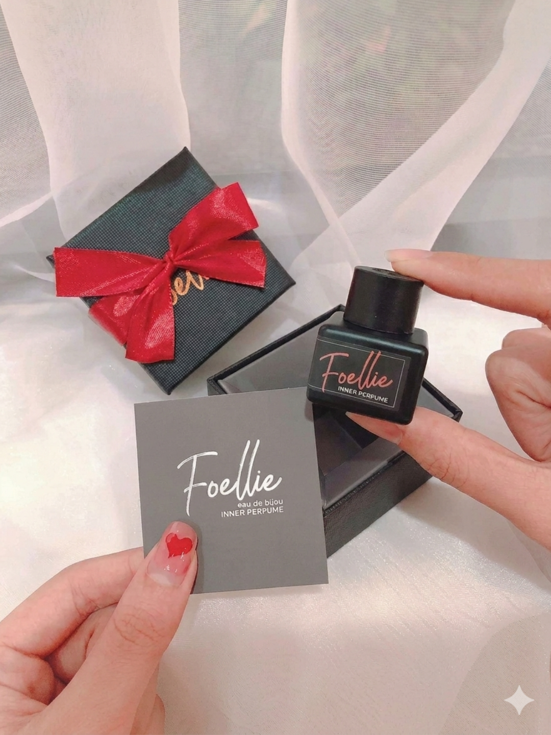 Feromonlarning mayin va yoqimli ifori Foellie intim parfum 5ml - 