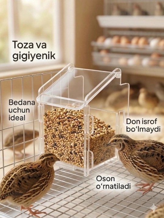 Bedanalar uchun oziqlantirgich - 