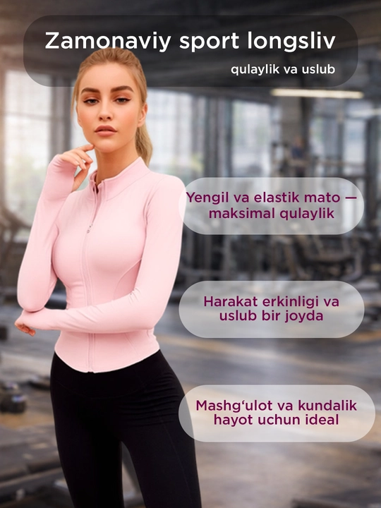 Uzun yengli silliq zamokli longsliv