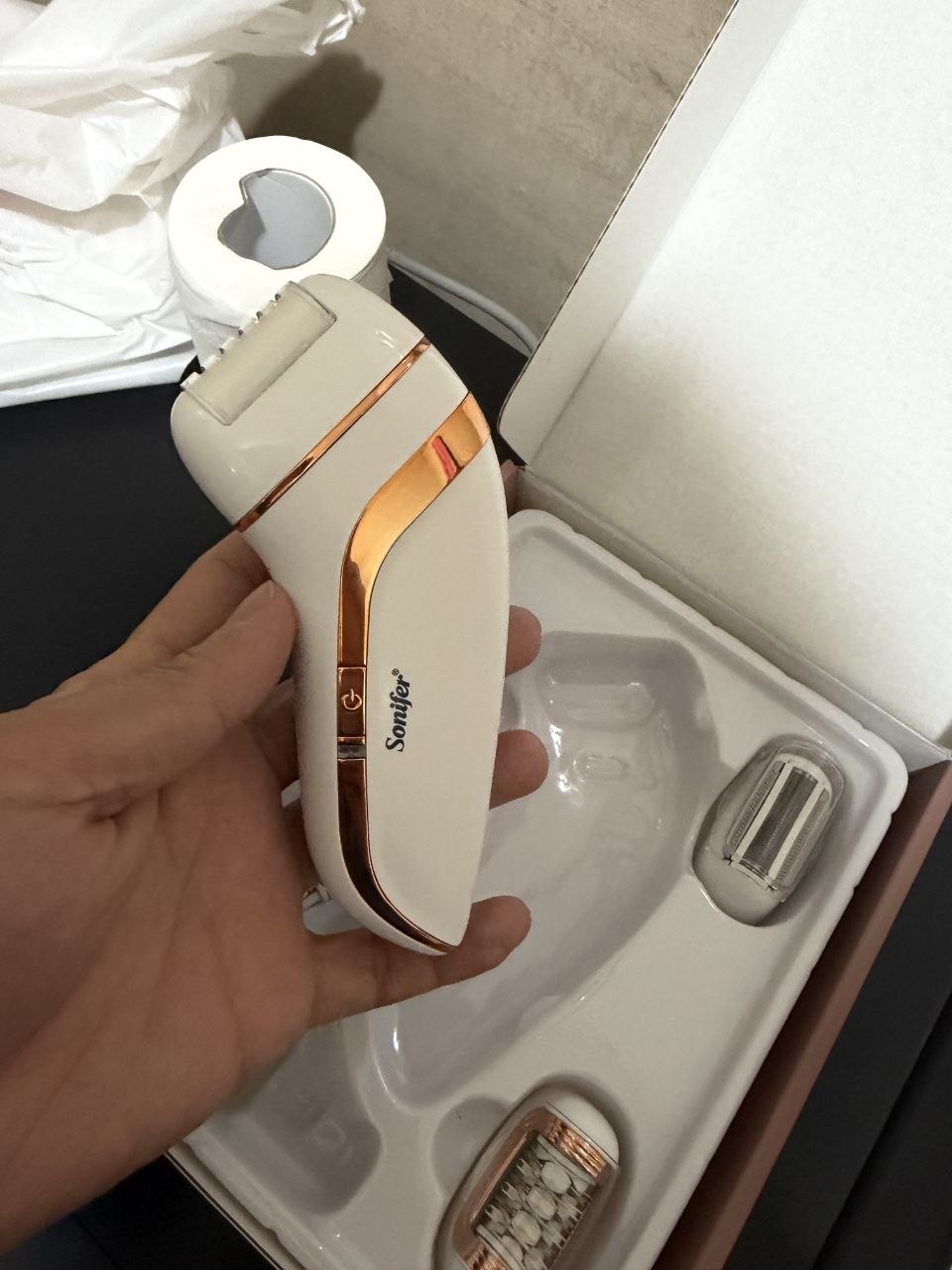 Sonifer SF-9551 3 в 1 эпилятор - беспроводной, с подсветкой, для всего тела, USB-зарядка