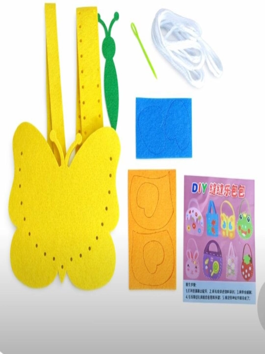 Bolalar uchun o‘z qo‘llari bilan tikish uchun ijodiy to‘plam,  DIY