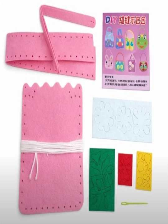 Bolalar uchun o‘z qo‘llari bilan tikish uchun ijodiy to‘plam,  DIY
