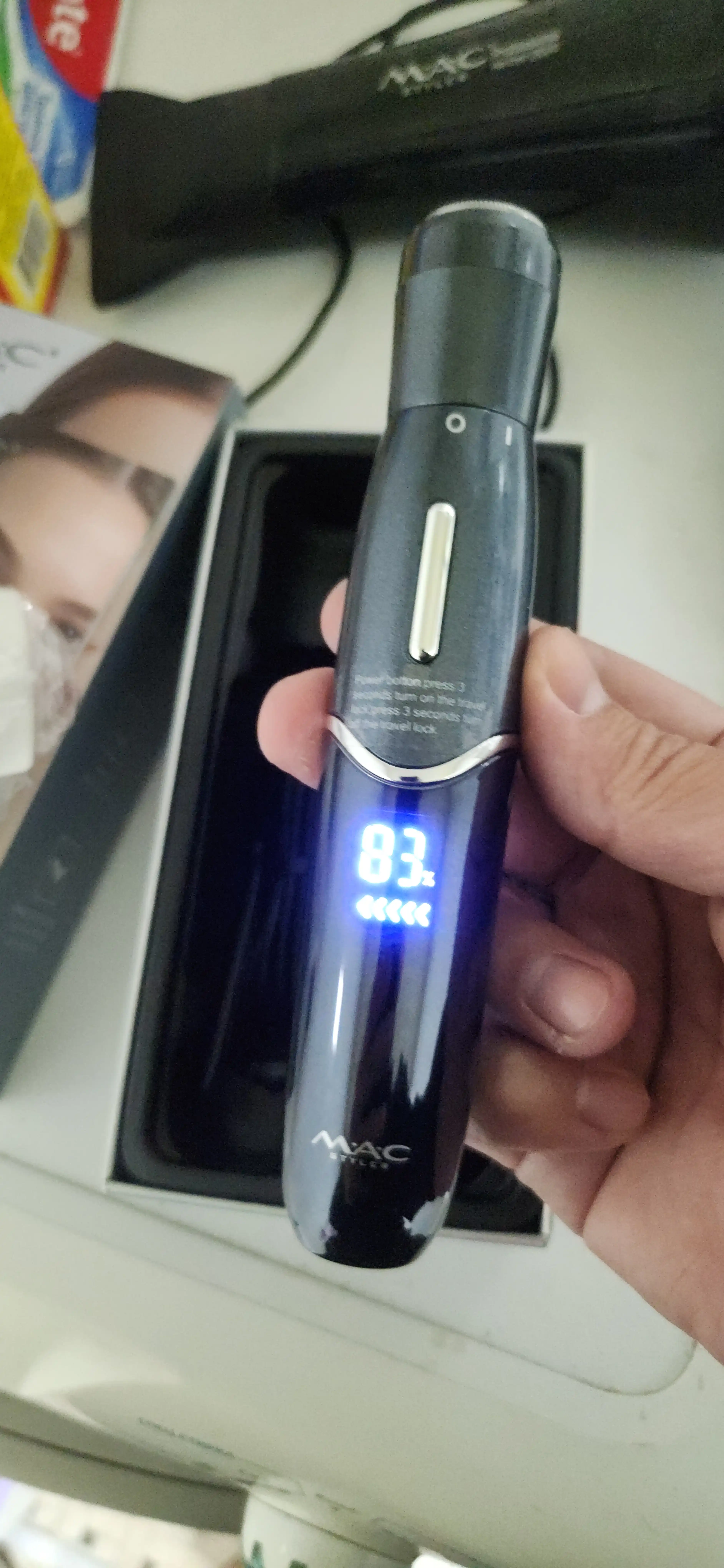 Professional trimmer mashinkasi yuzdagi tuklarni tozalash uchun