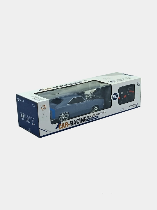 Pultli Car-Racing Muscle Car mashinasi chiroq bilan