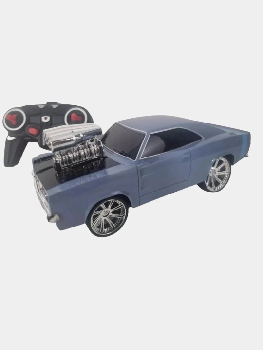 Pultli Car-Racing Muscle Car mashinasi chiroq bilan