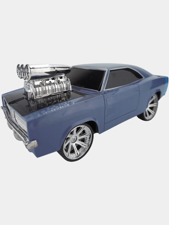 Pultli Car-Racing Muscle Car mashinasi chiroq bilan