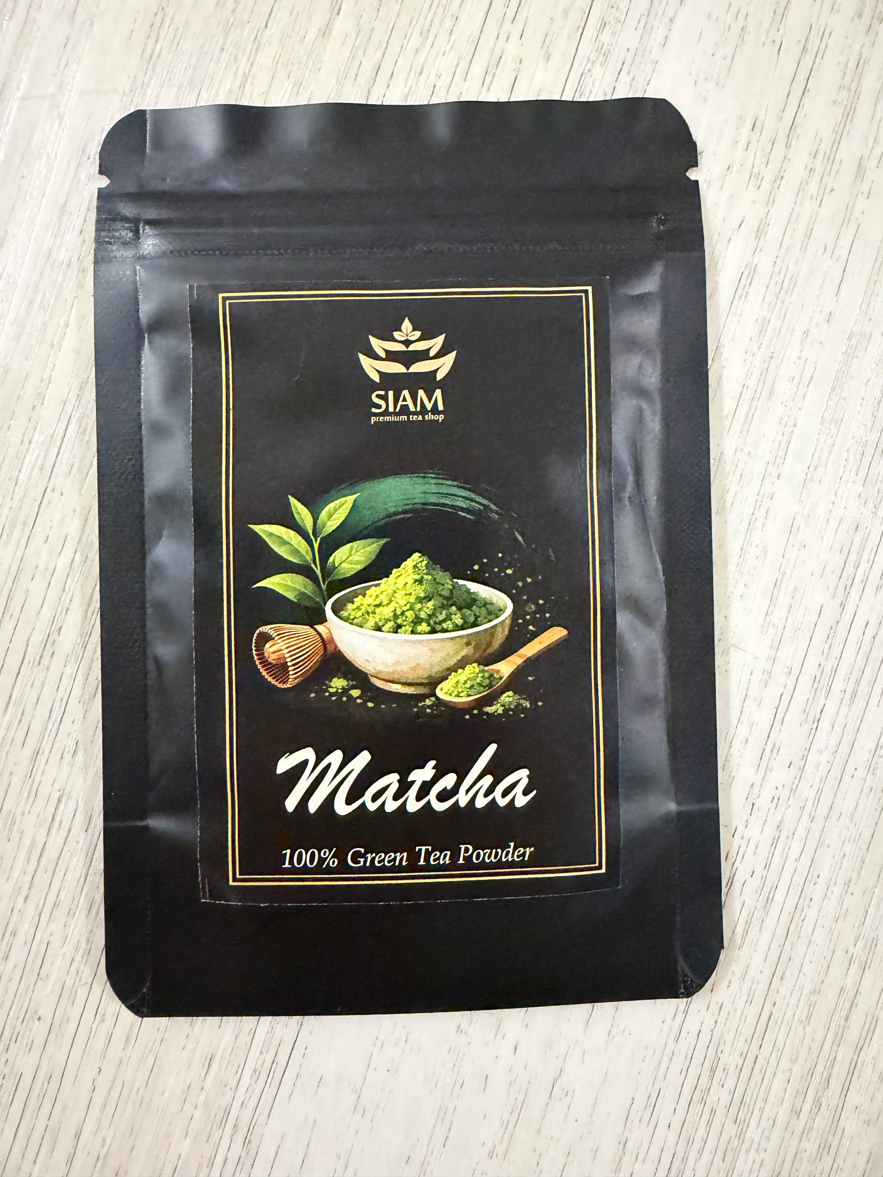 Matcha choyi kukuni, latte va detoks uchun superfood, 25g, 50g, 100g