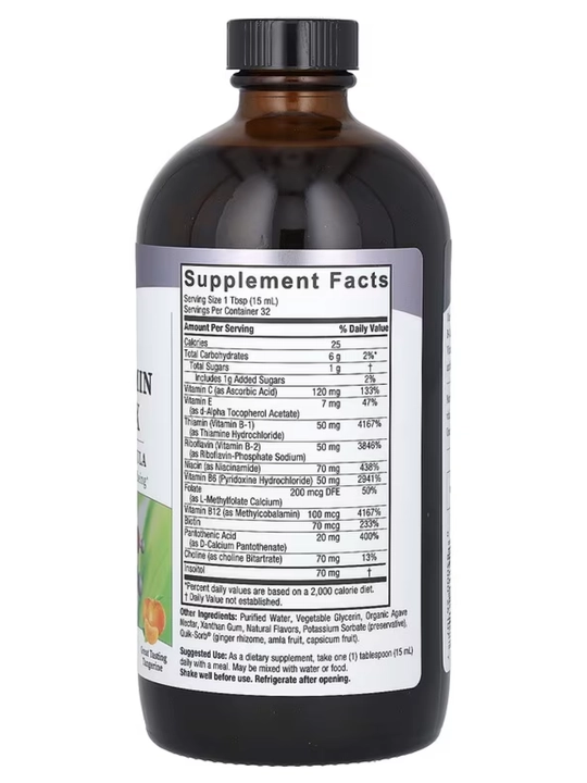 Nature's Answer, комплекс витаминов группы B, жидкий, 240-480 мл, США