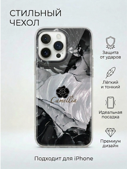 IPhone 12–17 Pro / Pro Max uchun g‘ilof (chexol) - 