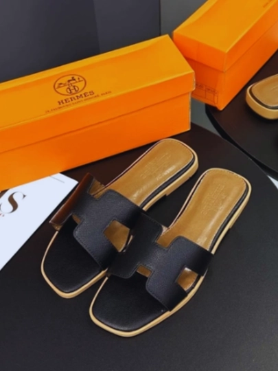 Высококачественные женские домашние тапочки Hermes, размеры 36-41