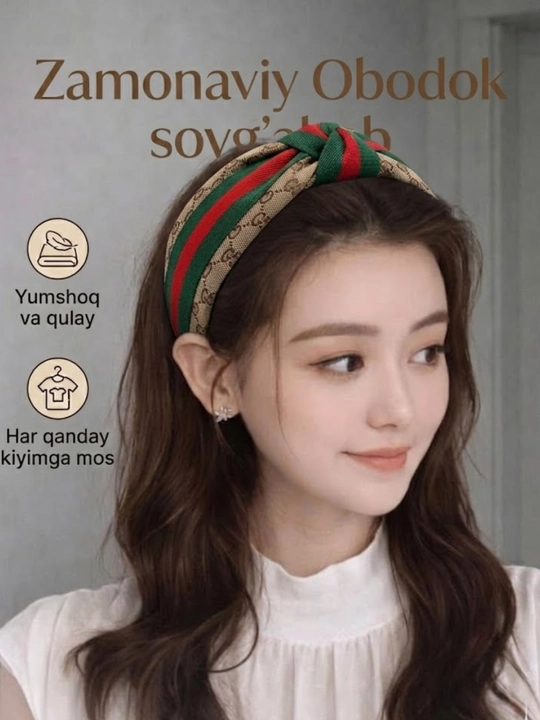 Ayollar va qizlar uchun obodok, bahorgi, yozgi, sovg'abob, zamonaviy, soch uchun aksesuar, qulay