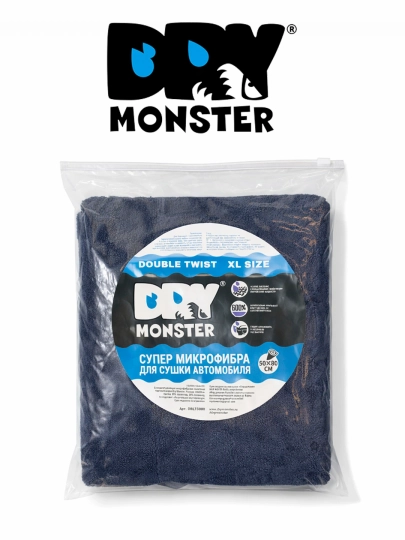 Полотенце для автомобиля DRY MONSTER — EAGLE-BIGGRAY-ЧЕРН-50X80