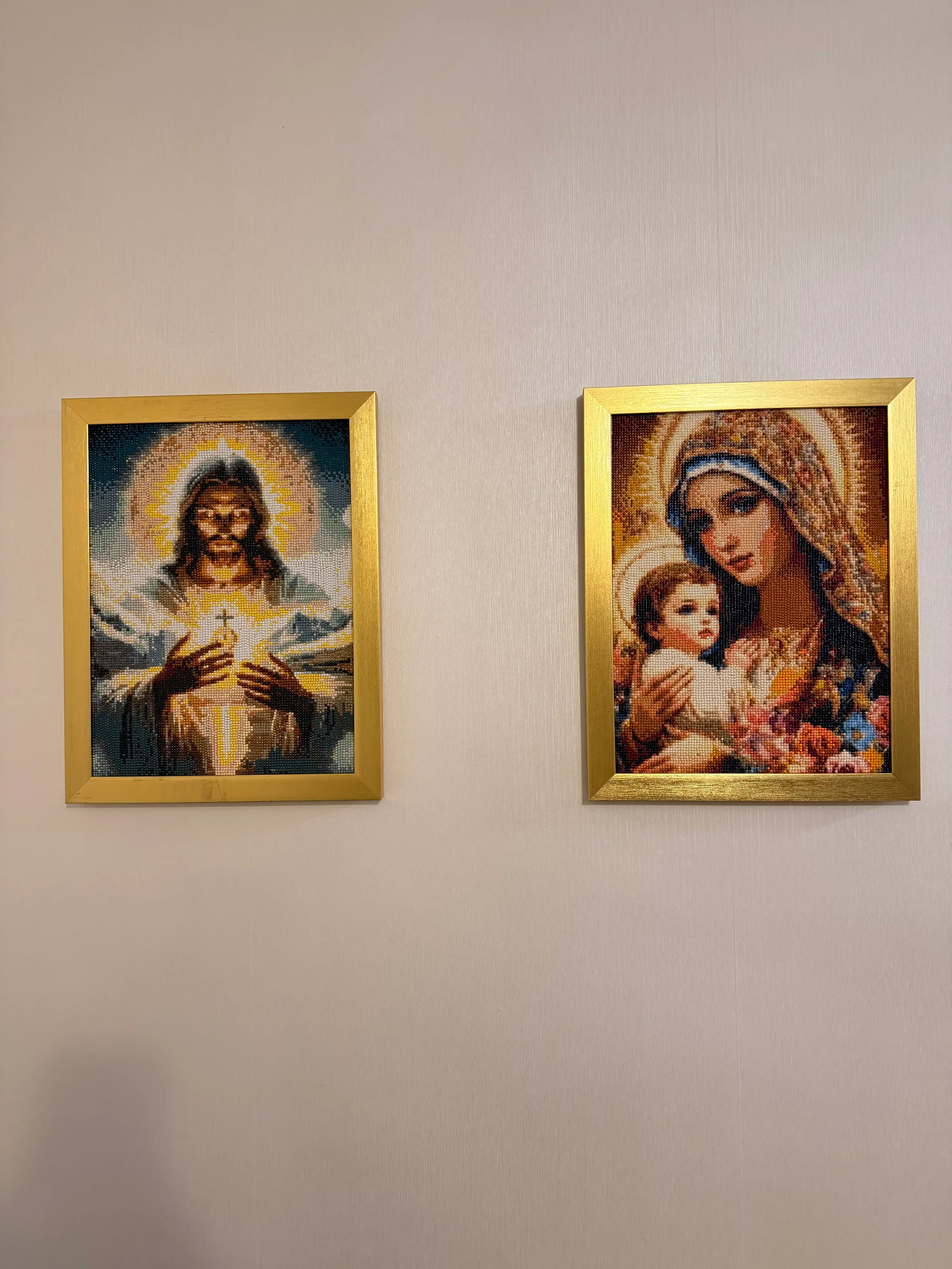 Olmos toshli mozaikasi Skystore "Ikona", ramkalik asosga tortilgan, 30 х 40