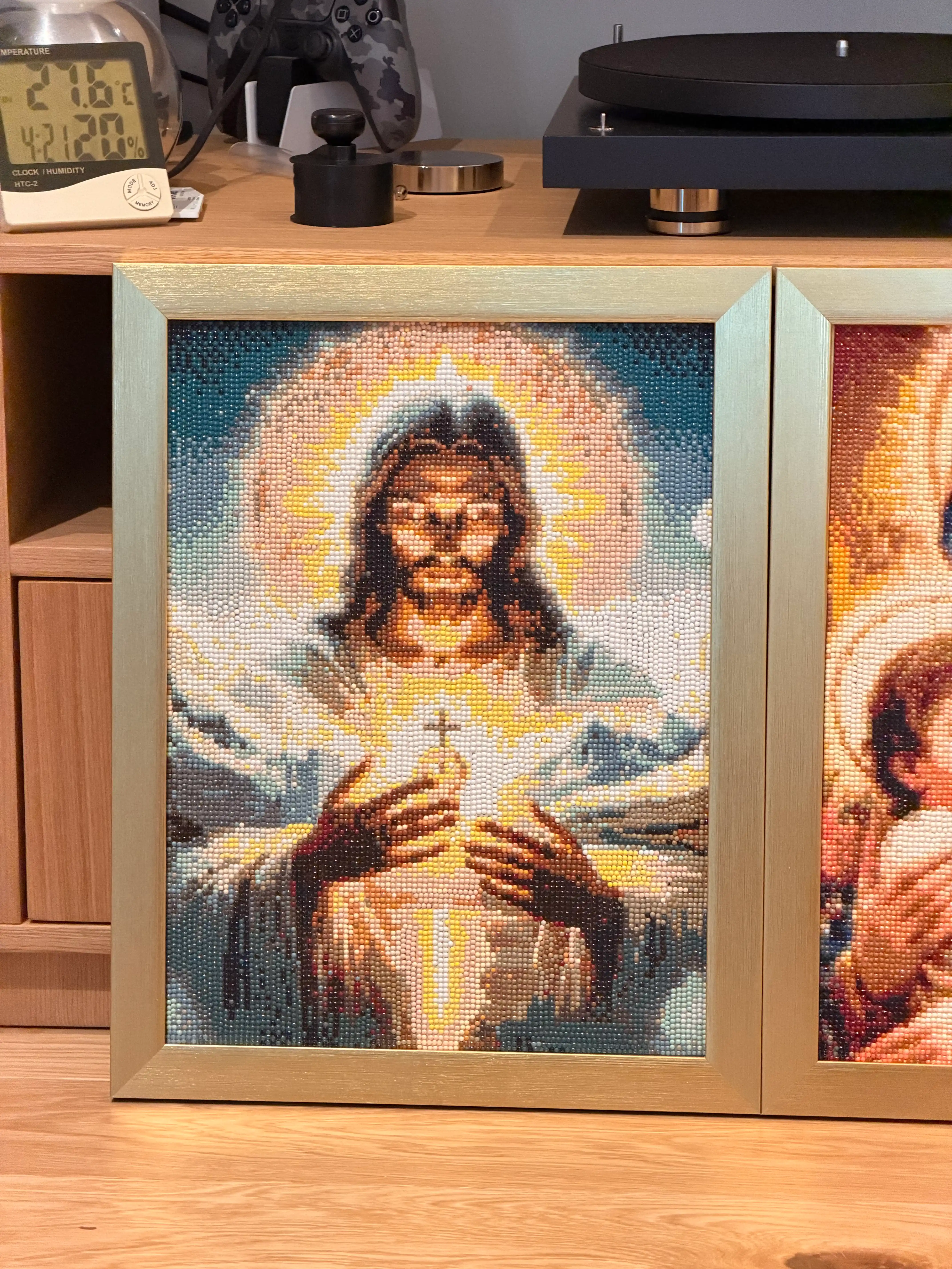 Olmos toshli mozaikasi Skystore "Ikona", ramkalik asosga tortilgan, 30 х 40