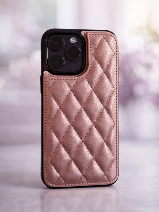 Кожаный чехол для iPhone 16 pro с отделением для карт –card holder