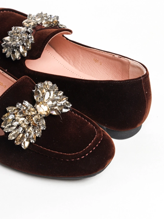 Ayollar uchun MALIANNA 668-3" yassi taglikli loferlari, 3 xil rangda, 36-40 o‘lchamlarda