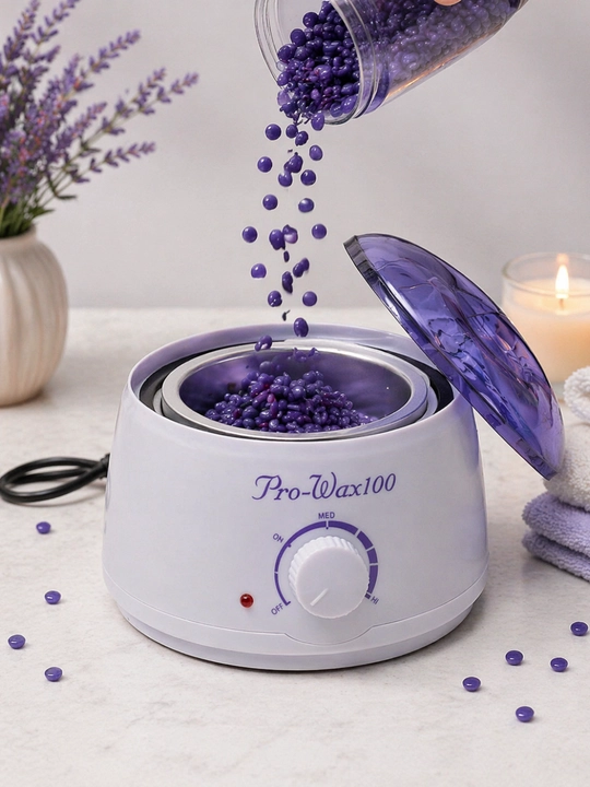 Depilyatsiya uchun Pro Wax 100 voskoplyov, haroratni sozlash imkoniyati bilan, uy va salon uchun - 
