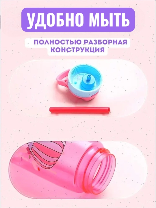 Бутылка для воды детская, поильник