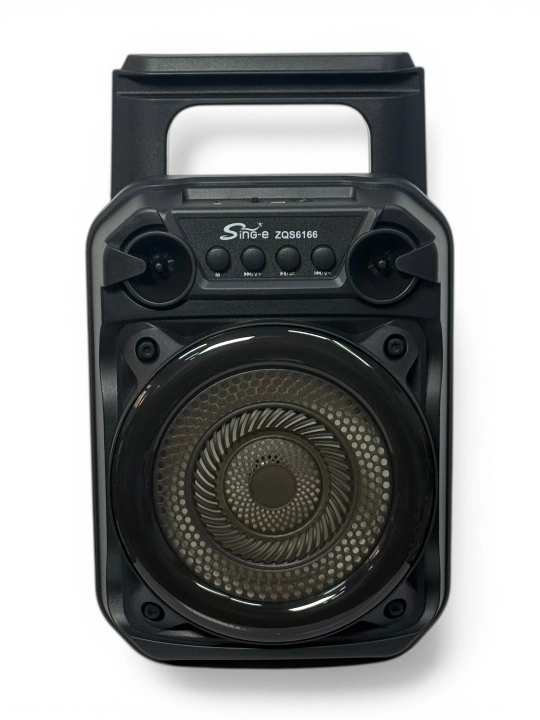 Караоке-колонка ZQS4239, Bluetooth, с микрофоном и пультом, мощным аккумулятором, RGB