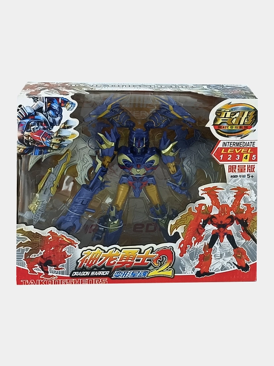 Transformator Dragon Warrior Ajdar ko'k (Limited)