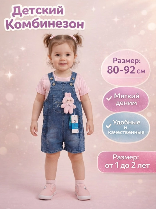 Bolalar uchun yozgi kombinezon, bolalar kombinezoni, bolalar jinsi kombinezoni - 