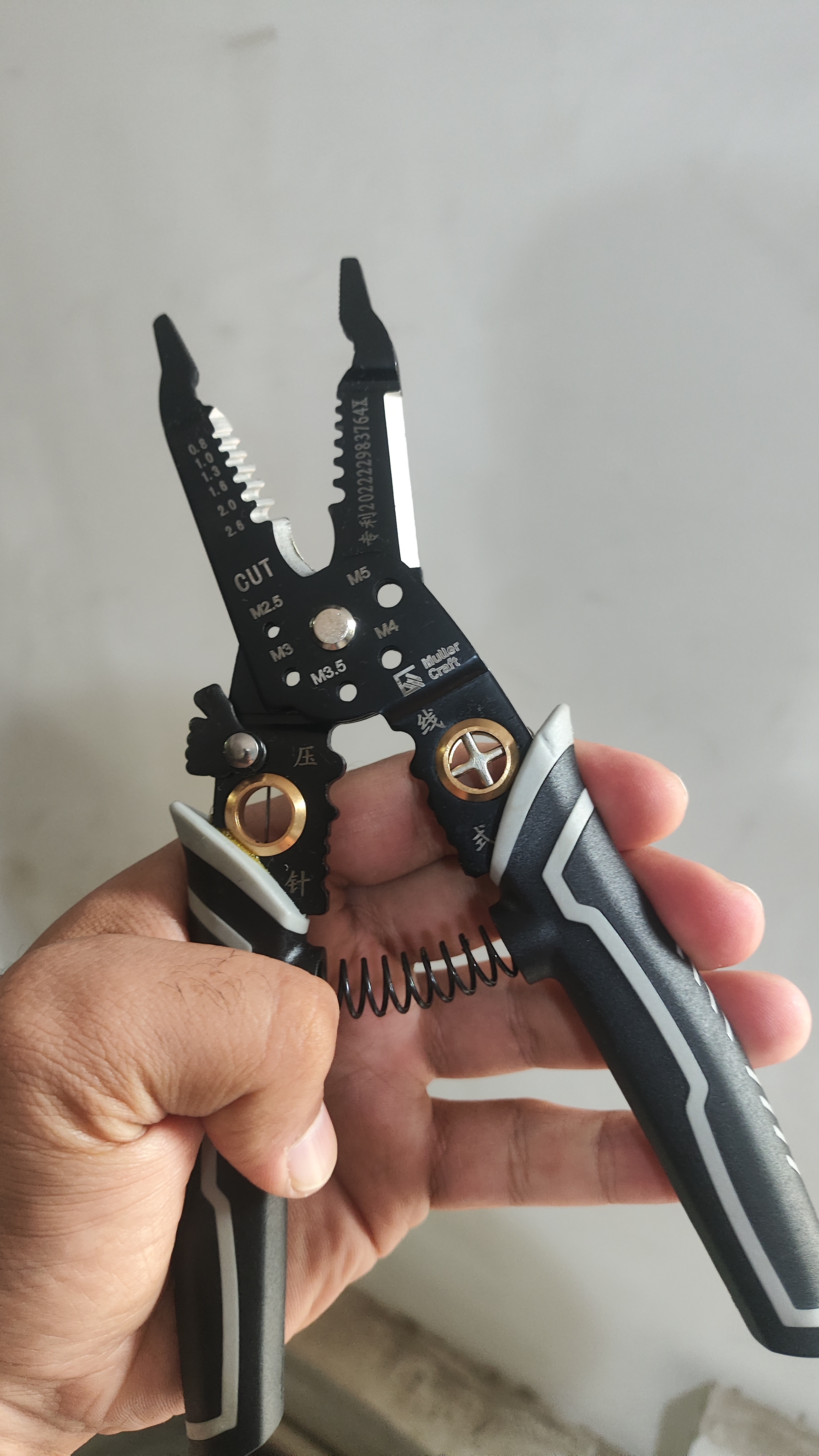Avtomatik sim yechish asbobi, kabel izolyatsiyasini tozalash qurilmasi 0.2–6 mm²