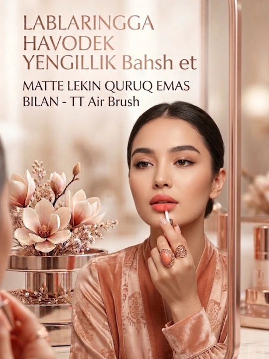 Жидкая помада TT Air Brush – эффект аэрографа, матовый финиш, стойкая