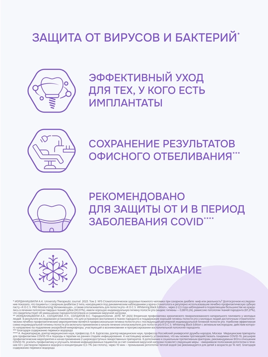 Ополаскиватель для рта R.O.C.S Black Edition", 400 мл