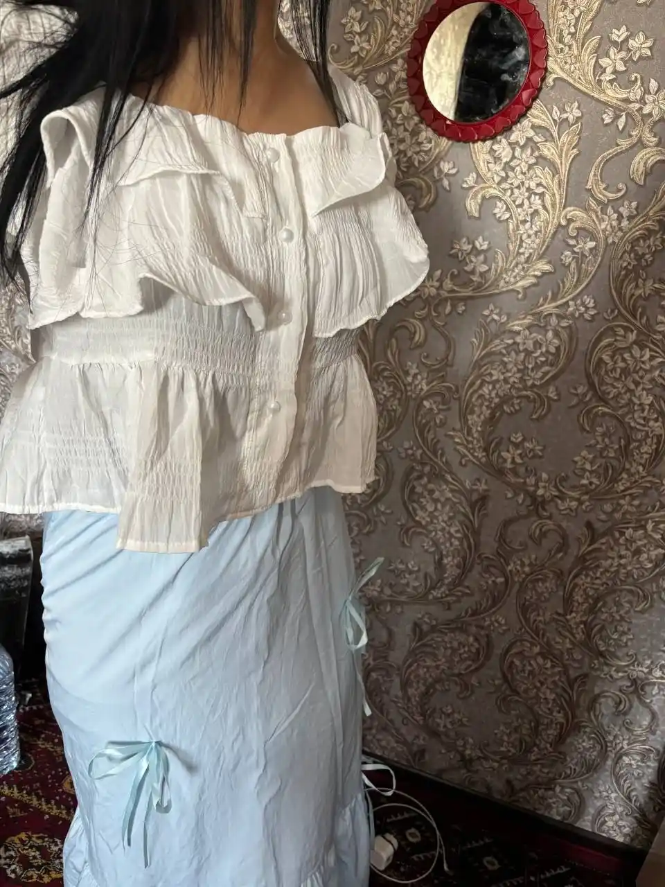Ayollar ko‘ylagi, klassik, uzun yengli, paxtali, asosiy model