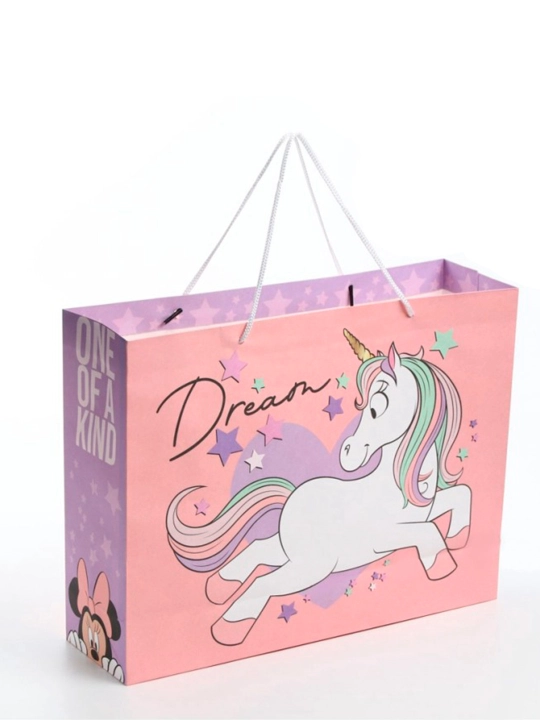 Dream kraft sovg'a sumkasi, 40×31×11.5 sm, Minnie Mouse