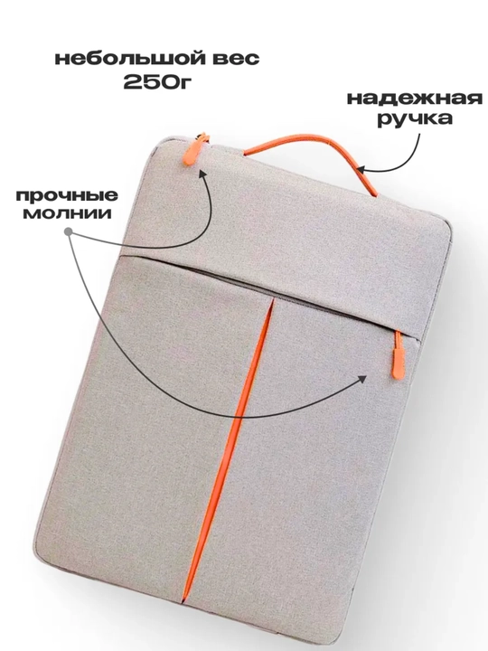 Сумка для MacBook и ноутбука 13–15.6″ – мягкая защита, удобная и лёгкая