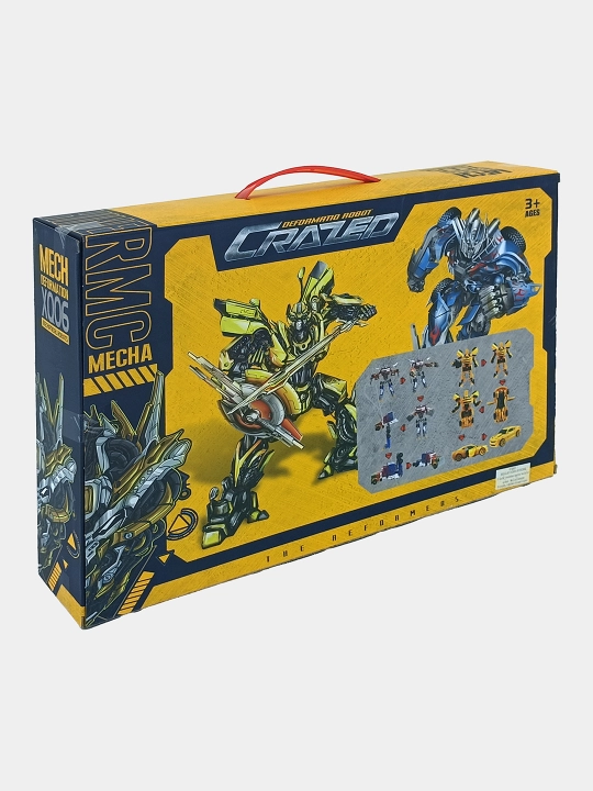 Crazed Mech 2 ta transformator to'plami X006