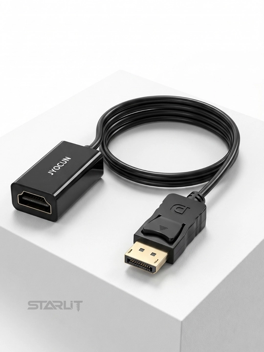 DisplayPort – HDMI 4K adapter,Mini DisplayPort – HDMI o‘tkazgich, DP →HDMI kabel konverter