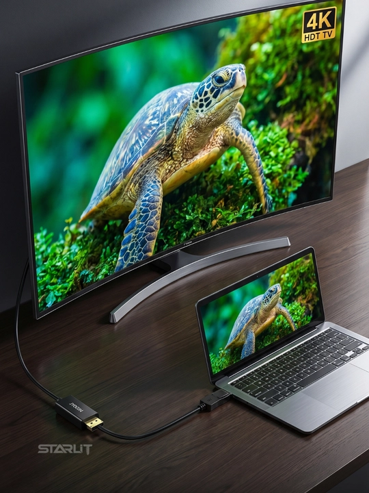 DisplayPort – HDMI 4K adapter,Mini DisplayPort – HDMI o‘tkazgich, DP →HDMI kabel konverter