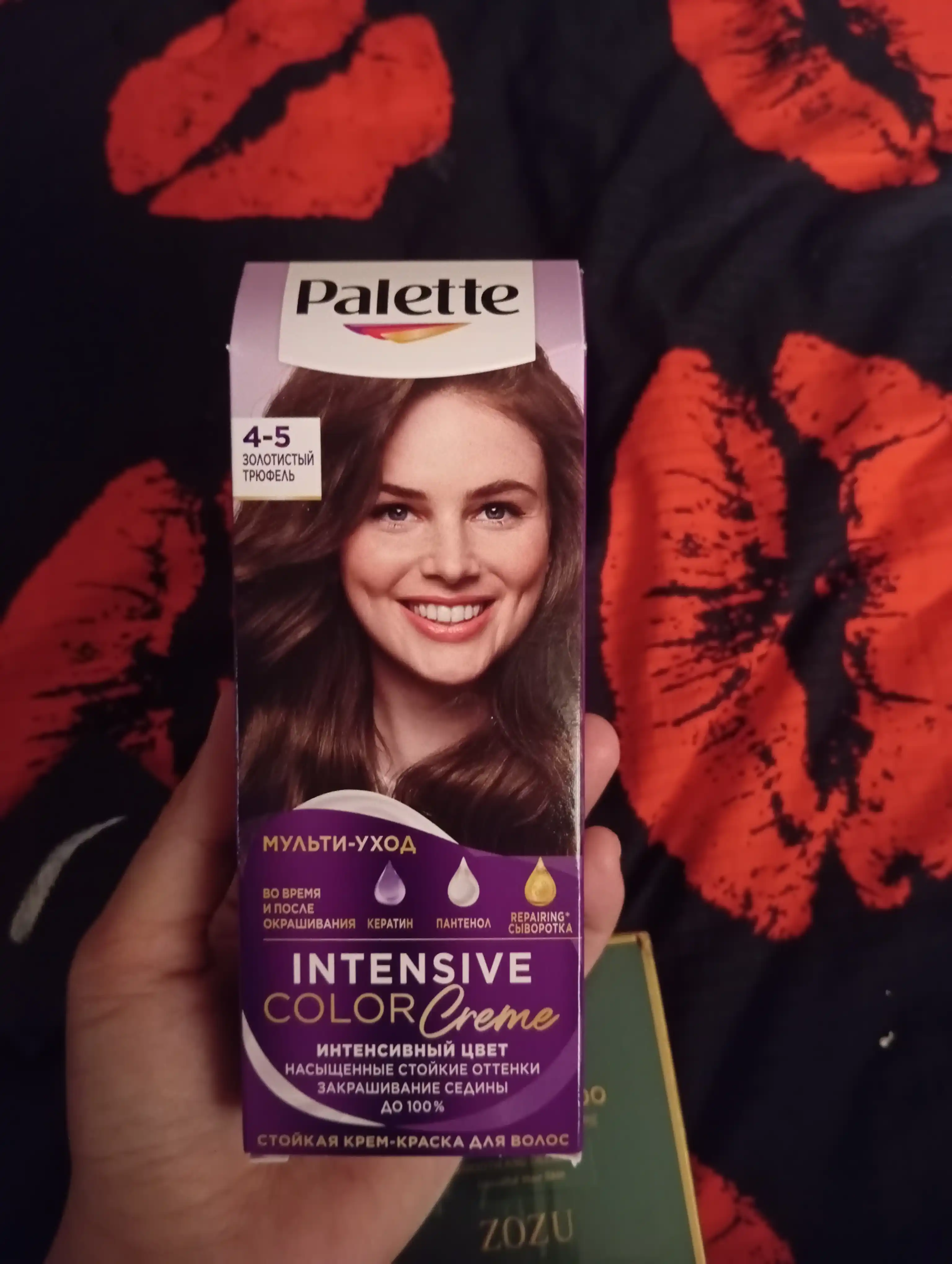 Krem soch bo'yog'i Palette, chidamli, rangi Oltin Trufel