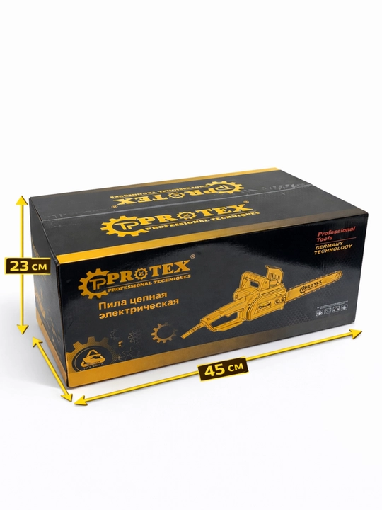 Электрическая цепная пила Protex PT5807 3000Вт 29T, автоматическая смазка цепи