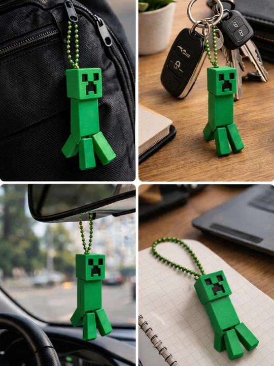 Крипер брелок, фигурка Майнкрафт