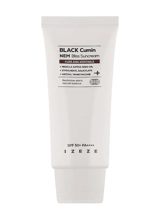 Солнцезащитный крем IZEZE Black Cumin NEM Bliss Suncream объемом 50 мл - 