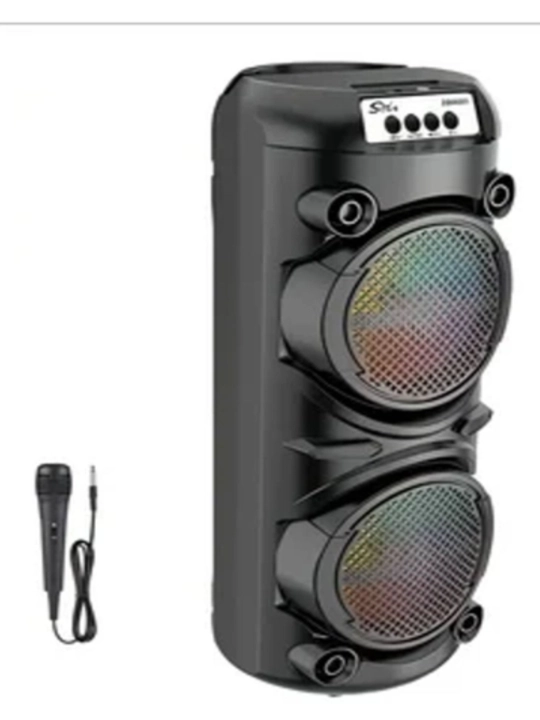 Портативная Bluetooth-колонка с микрофоном ZQS 4290.6227.6223 с яркими LED-лампами