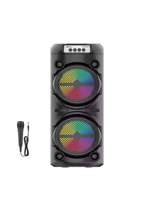 Портативная Bluetooth-колонка с микрофоном ZQS 4290.6227.6223 с яркими LED-лампами