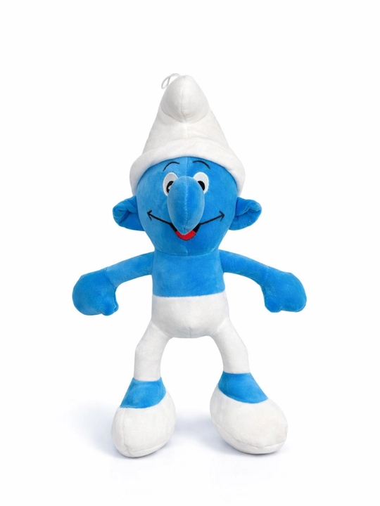 Yumshoq o‘yinchoq Smurf uslubida – bolalar uchun plush qo‘g‘irchoq, sovg‘a uchun